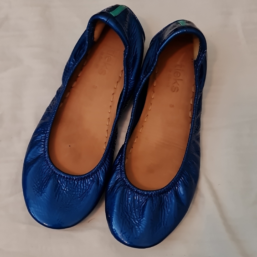 Tieks Blue Ballet Flats Comfortable and Versatile